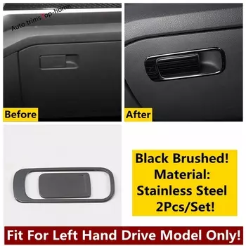 Ящик для хранения перчаток, кнопка переключения, накладка, автомобильные аксессуары, подходит для VW Volkswagen Tiguan MK2/T-Roc/T-Cross 2017-2024