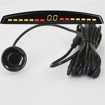 YASOKRO автомобильный светодиодный датчик парковки, автомобильный детектор, парктроник, дисплей, система обратного резервного копирования с 4 датчиками