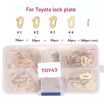 Язычковая пластина автомобильного замка TOY43/TOY40 /TOY48, блокировочная пластина для Toyota Camry/Corolla для Subaru, набор для ремонта автомобильного ключа, аксессуары