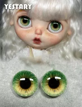 YESTARY Blythe BJD 14 мм глаза куклы аксессуары для Diy куклы Сияющие магнитные Капли клей глаз чипы для Blythe игрушки Bjd подарок