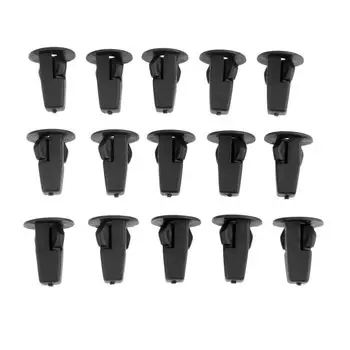 Yetaha 50 шт. зажимы для крепления автомобиля, внутреннее крыло бампера, заклепки, нажимная крышка двери, клипса для переднего и заднего колеса для Toyota, Honda, Ford