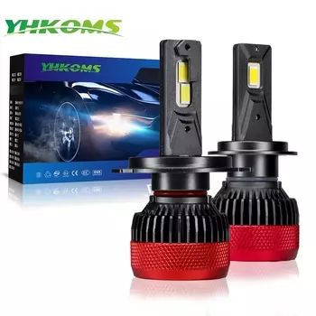 YHKOMS 200W 30000LM H7 LED H4 Canbus H1 H8 H9 H11 HB3 HB4 Лампы автомобильных фар 9005 9006 авто противотуманные фары 6000K K5C F5C 12V 24V