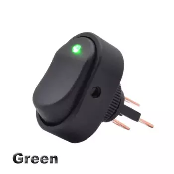 YIDI Кулисный переключатель ASW-20D 30A 12В красный зеленый синий желтый