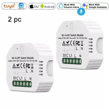 YIDI Мини WiFi RF433 умный релейный модуль переключателя 1 группы