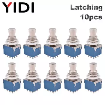 YIDI синяя 9-контактная педаль для гитары