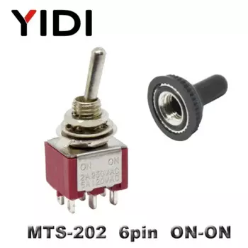 YIDIELE мини-переключатель 6A 125VAC 6 мм