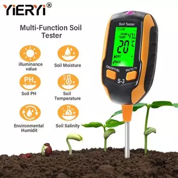 Yieryi S-3 pH-метр почвы 6 в 1