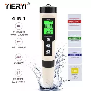 Yieryi Тестер водородной воды 4 в 1