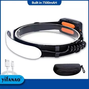 Yifanao налобный фонарь COB 800000 LM