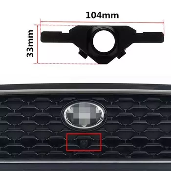 YIFOUM автомобильный передний вид с положительным логотипом, кронштейн для камеры, корпус рамки для Toyota Corolla Cross 2022 2023