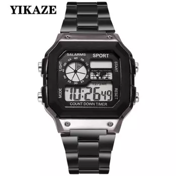 YIKAZE Элитный бренд Мужские часы Военные цифровые часы Спортивные наручные часы Мужские водонепроницаемые часы Мужской Relogio Masculino