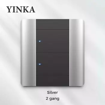 YINKA Самовосстанавливающийся выключатель света 1-4 модуля