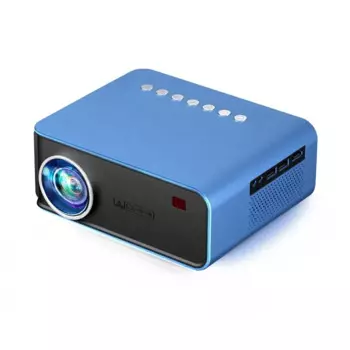 Yinzam новый T4 синий Wi-Fi ЖК-проектор с разрешением 1024x600p беспроводные мобильные проекторы USB TF с поддержкой YOUTUBE Beamer