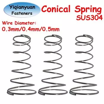 И qi qianyuan Башенные пружины из нержавеющей стали 10 шт.