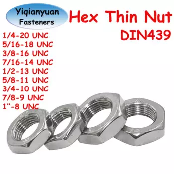 Гайки Yiqianyuan DIN439 из нержавеющей стали