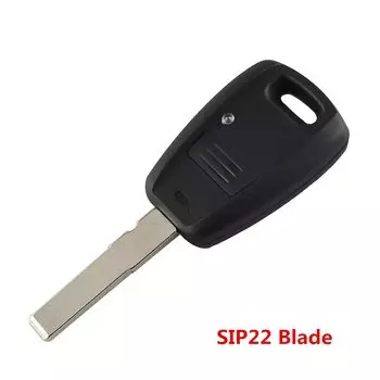 YIQIXIN 1 кнопка синий черный Автомобильный ключ дистанционного управления чехол для Fiat Punto Doblo Bravo Palio Stilo Автомобильный Транспондер SIP22 Blade