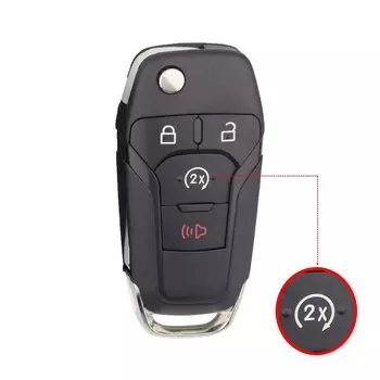 YIQIXIN 2/3/4 Кнопка откидной Складной Дистанционный Автомобильный ключ оболочка чехол для Ford Focus Mk2 Mk7 S-Max Connect S Max Ka Edge 2013-2015 лезвие