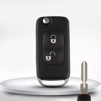 YIQIXIN 2-кнопочный чехол HU64 HU39 Blade Flip Key Cover для Mercedes C CL S SL SLK ML Benz W168 W124 W202 W203 B200 A160 E113 A C E