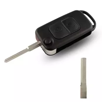 YIQIXIN 2-кнопочный для Mercedes Benz SLK E113 A C E S W168 W202 W203 W210 B200 A160 W124 Чехол-брелок с дистанционным управлением откидной крышкой
