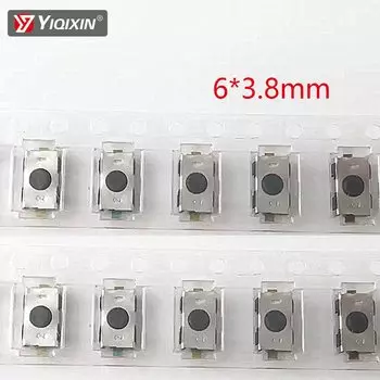 YIQIXIN 2 шт./лот автомобильный пульт дистанционного управления сенсорные переключатели кнопки сенсорный ключ компонент посылка для Peugeot Citroen Opel размер 6*3,8 мм