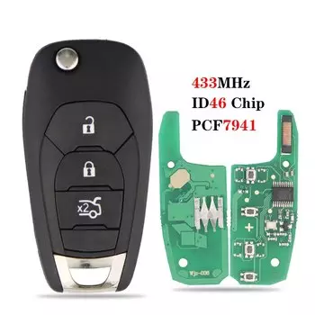YIQIXIN 315/433 МГц откидной дистанционный ключ от автомобиля для Chevrolet Cruze Avo Trailblaze Malibu 2015 + Onix Cobalt Prisma Spin S-10 ID46 чип