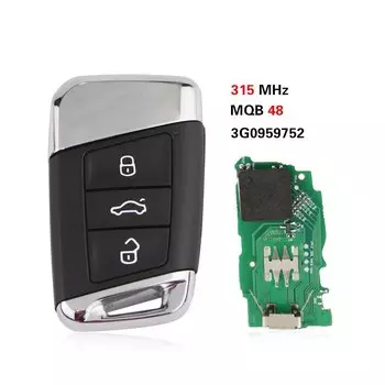 YIQIXIN 315/433 МГц Удаленный Автомобильный Ключ Для Volkswagen VW Magotan B8 Superb Skoda A7 Passat Variant 2015-2020 Smart ...