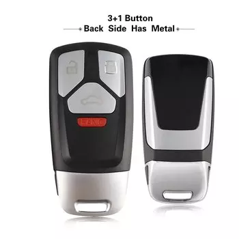 YIQIXIN 3/4 кнопки Smart Remote Car Key Shell для Audi A3 A4 A4L A5 A6 A8 Quattro Q5 Q7 S5 SQ7 2017 UP TT 2016 аксессуары