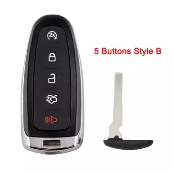 YIQIXIN 4/5 Чехол для автомобильного корпуса с кнопкой для Ford Edge Explorer Escape Focus Lincoln MKS Flex Taurus 2011 2012 2013 2014 2015 Fob