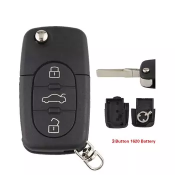 YIQIXIN для Audi A2 A3 A4 A6 A8 B5 TT RS4 Quattro 1994 - 2004 старые модели 2/3 кнопочный откидной складной чехол для ключа чехол HU66 Blade