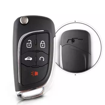 YIQIXIN модифицированный складной Автомобильный ключ для Chevrolet Cruze Epica Lova Camaro Aveo Mailbu 5 кнопок флип-ключ