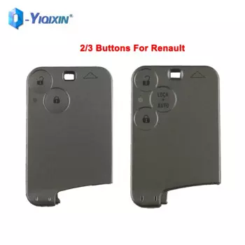 Чехол YIQIXIN для смарт-карты с кнопкой 2/3, чехол без лезвия для Renault Laguna Espace, Сменный Чехол для дистанционного ключа