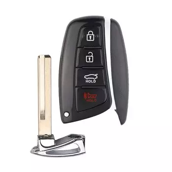 YIQIXIN Замена Автомобильный ключ оболочка 4 кнопки для Hyundai Genesis 2013-2015 Santa Azera Fe Equus детали для пульта дистанционного управления Smart HY22