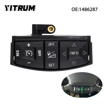ЮТРИМ 1486287 1486287 Ручки переключателей мульти-контроля на руле для грузовиков S51 для SCANIA P, G, R, T; F, K, N Series Spar, аксессуары