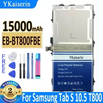 YKaiserin EB-BT800FBE EB-BT800FBU/FBC Аккумулятор для Samsung Galaxy Tab S 10,5 SM-T805C/T800/T801/T805/T807 Аккумуляторы Гарантия НО