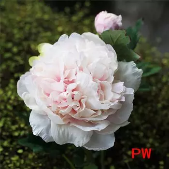 YO CHO Искусственный шелковый пион 2 головки