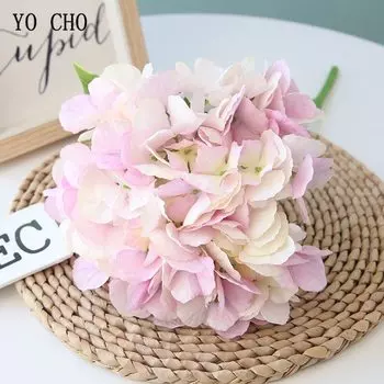 YO CHO Шелковая веточка Гортензии