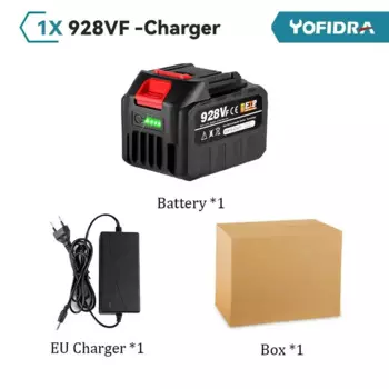 Yofidra 18 В 30000 мАч литий-ионная аккумуляторная батарея с индикатором заряда батареи для 21 В BL1830 BL1840 BL1850 BL186 аккумулятор для электроинструмента