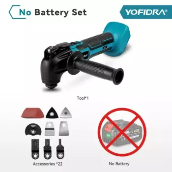 YOFIDRA осциллирующий многофункциональный инструмент 18В