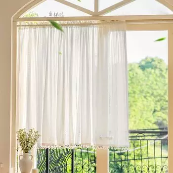 YOMDID французские волнистые кружевные шторы из полиэстера