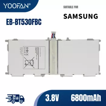 YOOFAN Аккумулятор EB-BT530FBC для Samsung GALAXY Tab 4, EB-BT530FBE 10,1 пульсади, T530, T531, T535, SM-T535, T533, SM-T537