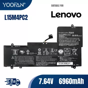 YOOFAN Новый аккумулятор для ноутбука L15M4PC2 L15L4PC2 для Lenovo YOGA 710-14ISK, 710-14IKB, 710-15ISK, 710-15IKB, 5B10K90778,5B10K90802