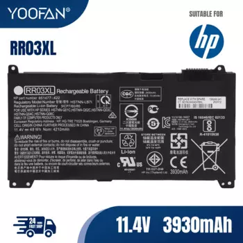 YOOFAN Новый RR03XL Аккумулятор для ноутбука HP ProBook 430 440 450 455 G4 G5