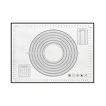 YOTOP Силиконовый коврик для замеса 60 см красный