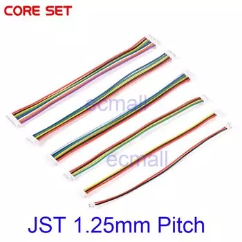 Your Cee двойные разъемы JST 1.25 мм 2/3/4/5/6/8 пин 28AWG 10 см
