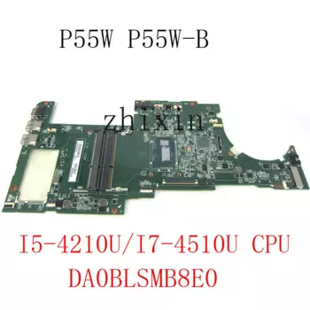 Yourui для Toshiba P55 P55W P55W-B материнская плата для ноутбука с процессором I5-4210U/I7-4510U DDR3 DA0BLSMB8E0, полный тест