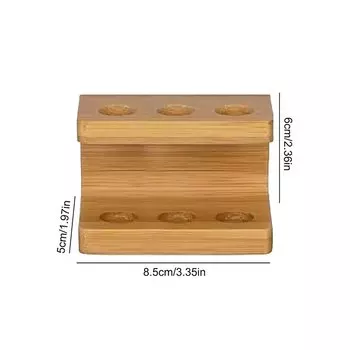 YOWEI Держатель для электрической зубной щетки из бамбука 2/3/4 слотов