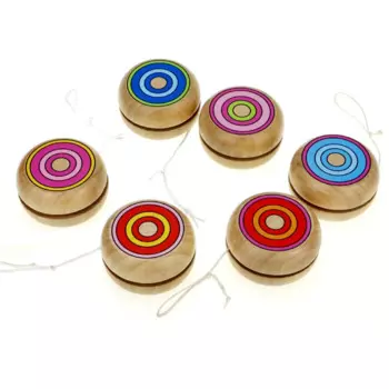 Yoyo, деревянные игрушки 4,5 см, йо-йо, классические игрушки, деревянный YO-YO, вращающийся шарик, профессиональные Классические игрушки для детей, подарок