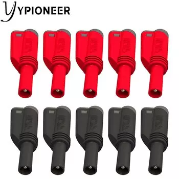 YPioneer P3005 4 мм штабелируемые заглушки типа «банан» безопасные полностью изолированные беспаечные винтовые фиксации разъемы «сделай сам»