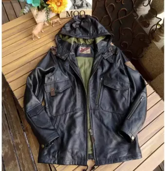 YR!Оптовая продажа.Мужские классические толстовки из натуральной кожи.Оригинальное пальто больших размеров.Уличная куртка из воловьей кожи.Карманы, охотничья одежда