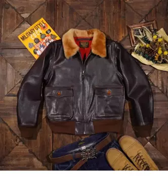 YR!Оптовая продажа.Роскошная куртка из воловьей кожи Top Gun Tanned. Классическое зимнее теплое кожаное пальто G1. Одежда ВВС в винтажном стиле.